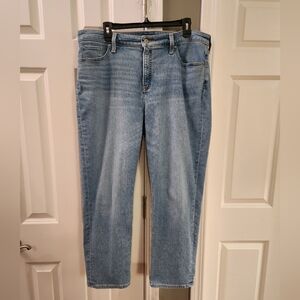 Chico's Light Wash Straight Leg Jeans